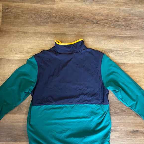 The North Face Sweater Men’s Large Green Blue 1/4 Snap Sweatshirt Pullover - Picture 6 of 6